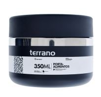 Contenedor Hermético Terrano Negro 350 Ml