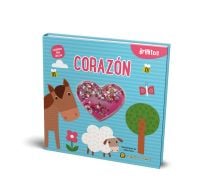 Libro Brillitos De Silicona Corazón