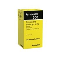 Amoxidal Suspensión 500 Mg 70 Ml