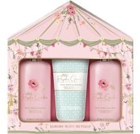 Set De Ducha Baylis & Harding Royale Garden Rose Poppy & Vanilla Lata 3 Unidades