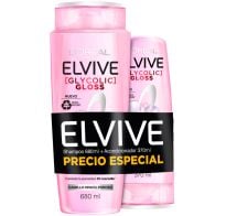 Pack Elvive Glycolic Gloss Shampoo 680 Ml + Acondicionador 370 Ml