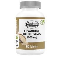 Suplemento Qualivits Levadura De Cerveza 60 Tabletas 1000 Mg