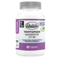 Suplemento Qualivits Tryptophan + Magnesium + B6 60 Tabletas