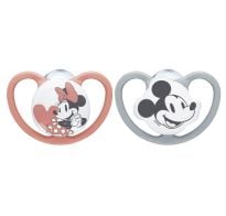 Chupete Nuk Disney Talle 2 Silicona 2 Unidades