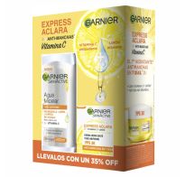 Pack Garnier Anti Manchas Crema Express Aclara Fps30 50 Ml + Agua Micelar 400 Ml