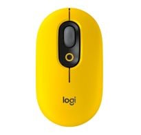 Mouse Logitech Pop Inalámbrico Amarillo