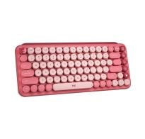 Teclado Inalámbrico Logitech  Pop Keys Rosa