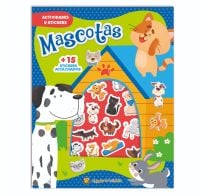 Libro Infantil Stickers Acolchaditos Mascotas