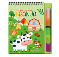 Libro Infantil Colores 4en1 Y Stickers: Granja