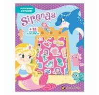 Libro Infantil Stickers Acolchaditos Sirenas