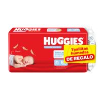 Pañales Huggies Recién Nacido 34 Toallitas De Regalo