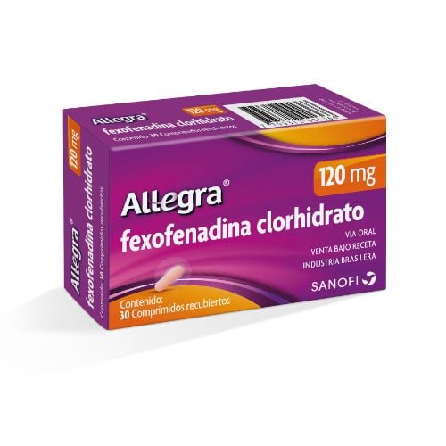 ALLEGRA 120 MG 30 COMPRIMIDOS