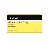 DIABETON 5 MG 60 COMPRIMIDOS
