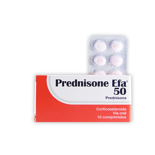 Prednisone Efa 50 Mg 10 Comprimidos