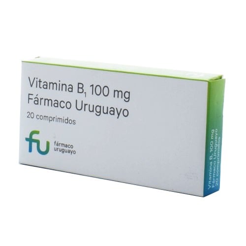 Vitamina B1 100 Mg 20 Comprimidos