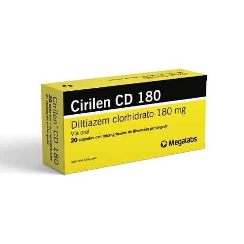 CIRILEN CD 180 MG 20 CÁPSULAS