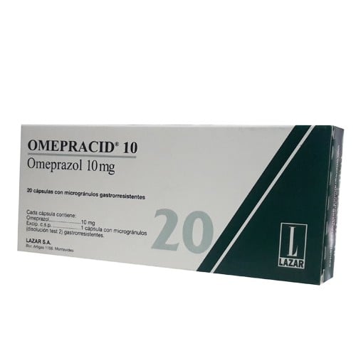 Omepracid 10 Mg 20 Cápsulas