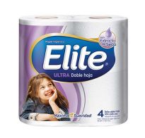 PAPEL HIGIENICO ELITE ULTRA BLANCO 30 METROS X4