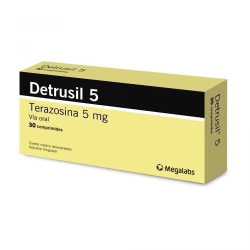 DETRUSIL 5 MG 30 COMPRIMIDOS