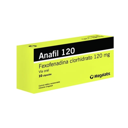 ANAFIL 120 MG 10 COMPRIMIDOS