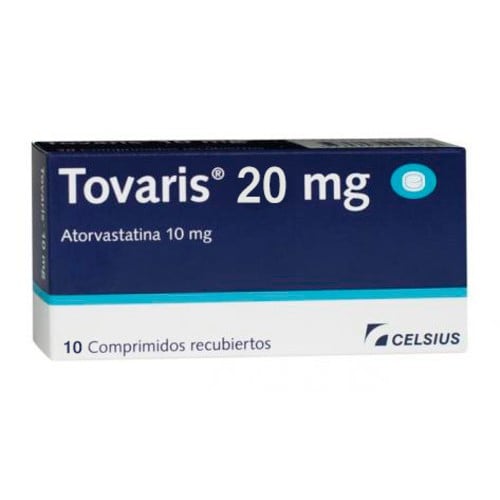 TOVARIS 20 MG 10 COMPRIMIDOS