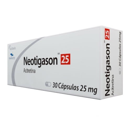 NEOTIGASON 25 MG.30 CAPSULAS