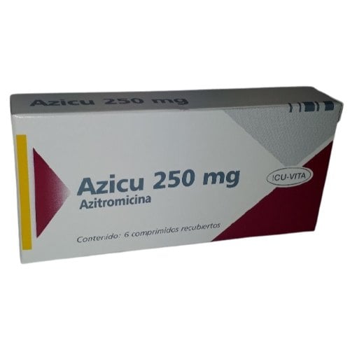 AZITROMICINA ICU VITA 250MG 6 CÁPSULAS