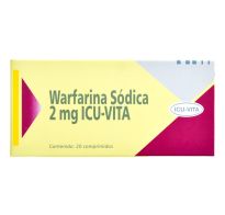 Warfarina Icu 2 Mg 20 Comprimidos