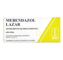 Mebendazol Lazar 6 Comprimidos