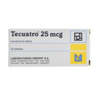 Tecuatro 25 Mcg 20 Tabletas