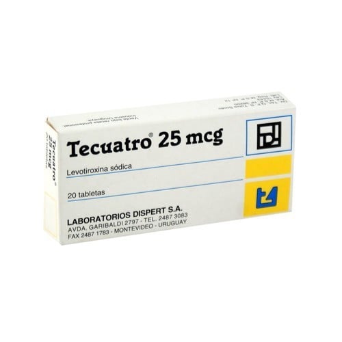 Tecuatro 25 Mcg 20 Tabletas