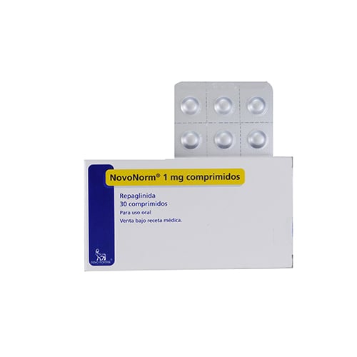 NOVONORM 1 MG 30 COMPRIMIDOS