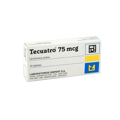 Tecuatro 75 Mcg 20 Tabletas