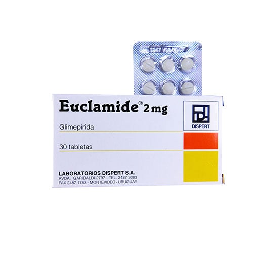 Euclamide 2 Mg 30 Tabletas