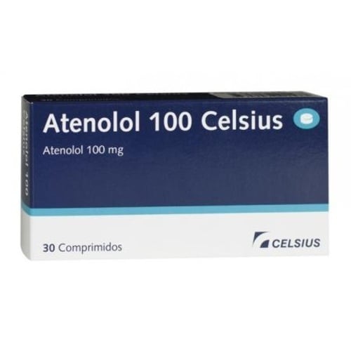 ATENOLOL CELSIUS 100 MG 30 COMPRIMIDOS CELSIUS