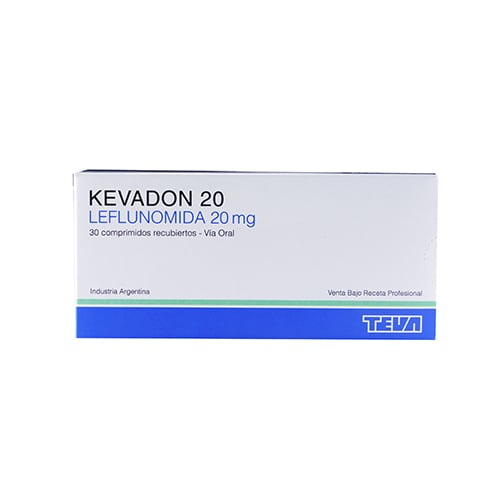 Kevadon 20 Mg 30 Comprimidos