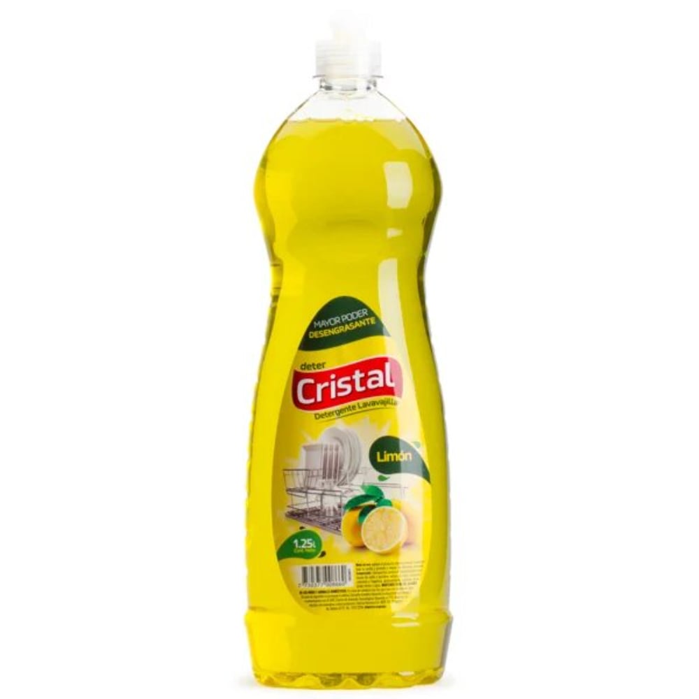 Detergente Cristal Limón 1.25 L