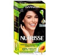 Tinta Garnier Nutrisse N°10 Ebano