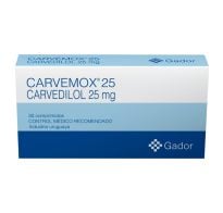 CARVEMOX 25 MG 30 COMPRIMIDOS