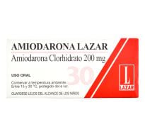 AMIODARONA LAZAR 30 COMPRIMIDOS