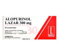 Allopurinol 300 Mg 30 Comprimidos