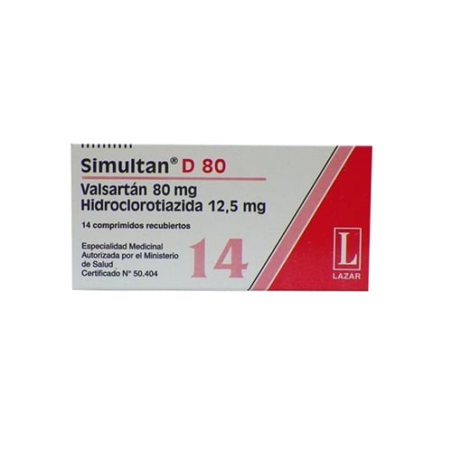 Simultan D 80 Mg 14 Comprimidos