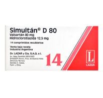 Simultan D 80 Mg 14 Comprimidos