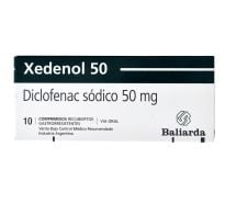 Xedenol 50 Mg 10 Comprimidos