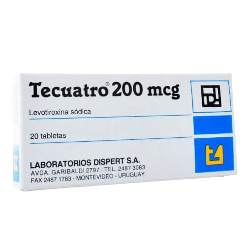 TECUATRO 200 MCG 20 TABLETAS