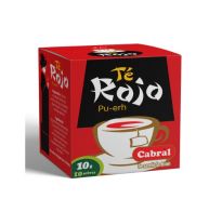 Té Rojo Cabral 10 Saquitos