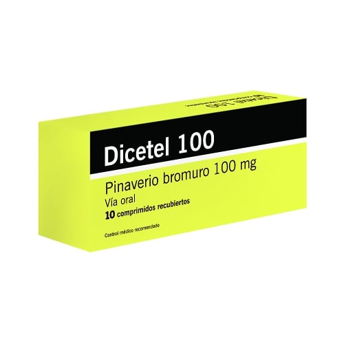 Dicetel 100 Mg 10 Comprimidos