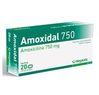 Amoxidal 750 Mg 20 Comprimidos