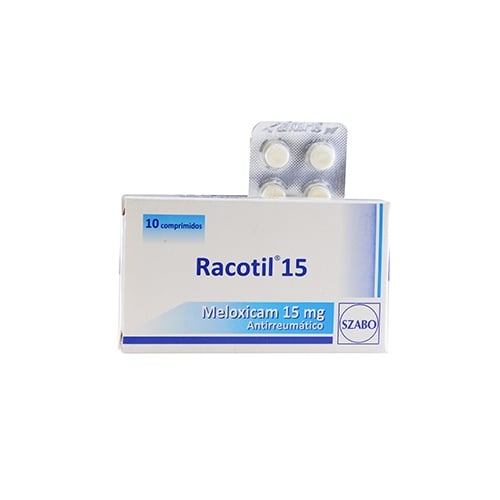 Racotil 15 Mg 10 Comprimidos