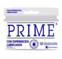 PRESERVATIVO PRIME CON ESPERMICIDA X12 UNIDADES.